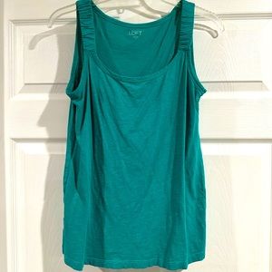 Loft Women’s Teal Tank Top